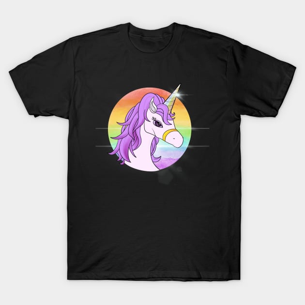 Rainbow Unicorn T-Shirt by YousifAzeez